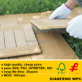 Barefoot Friendly High Quality WPC DIY Flooring 30X30cm Boards For Outdoor Floor Decking